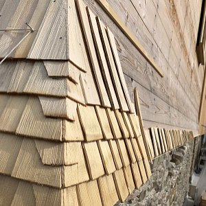 Holzschindel Fassade