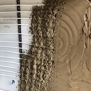 Wandflächenheizung mit Lehmputz